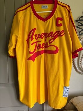 Classic reels dodgeball movie Average Joe's gym Jersey Peter la fluer
